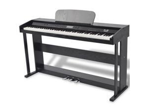 Online Gym Shop CB18984 88-key Digital Piano with Pedals Black Melamine Board Online Gym Shop CB18984 88-key Digital Piano with Pedals Black Melamine Board