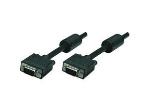 Manhattan 317733 Hd15 Male To Male Svga Cable With Ferrite Core- 10 Ft Manhattan 317733 Hd15 Male To Male Svga Cable With Ferrite Core- 10 Ft