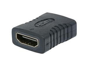 Manhattan 353465 HDMI A-Female to A-Female Coupler - Straight Connection, Black Manhattan 353465 HDMI A-Female to A-Female Coupler - Straight Connection, Black