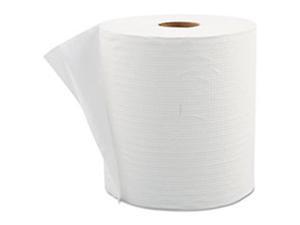 MOR W6800 7.9 in. x 800 ft. Hardwound Roll Towels, White MOR W6800 7.9 in. x 800 ft. Hardwound Roll Towels, White