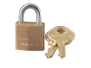 Master Lock 120KA-1A36 0.75 in. Solid Brass Padlock Master Lock 120KA-1A36 0.75 in. Solid Brass Padlock