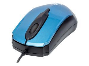 Manhattan 177801 Edge Optical USB Mouse, Blue & Black Manhattan 177801 Edge Optical USB Mouse, Blue & Black