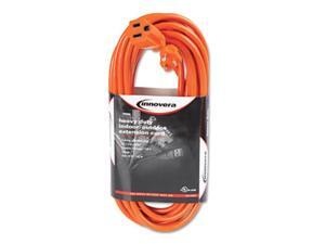Innovera 72225 Indoor-Outdoor Extension Cord, 25 Feet, Orange Innovera 72225 Indoor-Outdoor Extension Cord, 25 Feet, Orange