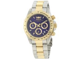 Invicta 3644 Speedway Blue Dial Quartz Crono Stainless Steel-Gold Watch Invicta 3644 Speedway Blue Dial Quartz Crono Stainless Steel-Gold Watch
