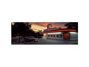 Panoramic Images PPI130046L Cars parked outside a restaurant Route 66 Albuquerque New Mexico USA Poster Print by Panoramic Images - 36 x 12 Panoramic Images PPI130046L Cars parked outside a restaurant Route 66 Albuquerque New Mexico USA Poster Print by Panoramic Images - 36 x 12