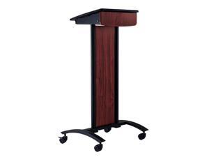 Oklahoma Sound Conversation Lectern - Black, Laminated Wood Oklahoma Sound Conversation Lectern - Black, Laminated Wood