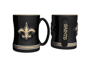 New Orleans Saints Coffee Mug - 14oz Sculpted Relief New Orleans Saints Coffee Mug - 14oz Sculpted Relief