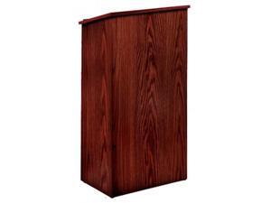 Oklahoma Sound Wooden Multipurpose Full Floor Lectern Mahogany Oklahoma Sound Wooden Multipurpose Full Floor Lectern Mahogany