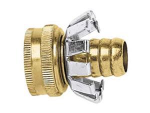 Fiskars 581043 0.75 in. Green Thumb Female Clincher Hose Repair, Brass Fiskars 581043 0.75 in. Green Thumb Female Clincher Hose Repair, Brass