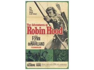 Pop Culture Graphics MOV216160 The Adventures of Robin Hood Movie Poster, 11 x 17