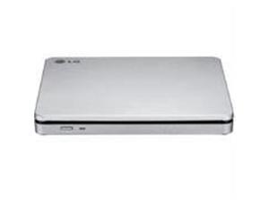 LG Electronics GP70NS50 8X USB 2.0 Ultra Slim Portable DVD RW External Drive with M-DISC, Retail - Silver