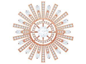Swarovski 5465415 Sunshine Rose Gold Plating Brooch - White Swarovski 5465415 Sunshine Rose Gold Plating Brooch - White