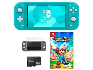 NEW Nintendo Switch Lite 32GB HOT Bundle  Free Game Mario Rabbids Kingdom Battle Free Accessories Screen Protector  16GB MicroSD Card  Choose COLOR