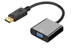 Display Port to VGA Adapter 1080P Converter,   DisplayPort DP to VGA Adapter Male to Female Adapter   up to 1080p @ 60Hz and PC graphics resolutions up to 2048 x 1152 @ 60Hz
