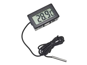 Digital Electronic Thermometer Temperature Monitor Tester Temperature testing Gauge Panel with Waterproof Sensor, Measures in Celsius or Fahrenheit -50? to +110?/-58°F to +230°F for Aquarium Refrigera Digital Electronic Thermometer Temperature Monitor Tester Temperature testing Gauge Panel with Waterproof Sensor, Measures in Celsius or Fahrenheit -50? to +110?/-58°F to +230°F for Aquarium Refrigera