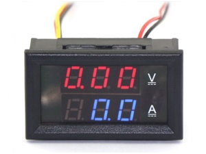 0.28''LED DC0-100V 50A Digital voltmeter Ammeter 2in1 Multimeter Led Volt Amp Gauge Panel with Red/Blue Dual Color Display and Build-in Shunt for Car Auto Boat Battery Monitoring (Red and Blue) 0.28''LED DC0-100V 50A Digital voltmeter Ammeter 2in1 Multimeter Led Volt Amp Gauge Panel with Red/Blue Dual Color Display and Build-in Shunt for Car Auto Boat Battery Monitoring (Red and Blue)