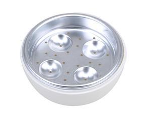 Microwave Circular Egg Boiler Steamer Egg Shaped for 4 Eggs Durable and easy to clean.