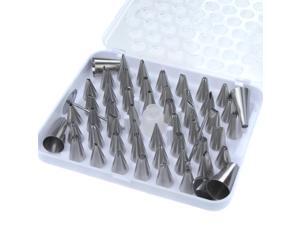 52 pcs Icing Piping Nozzles Tips Set Cake Decorating Sugar craft Fondant Dessert 52 pcs Icing Piping Nozzles Tips Set Cake Decorating Sugar craft Fondant Dessert