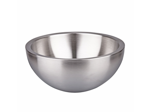 Stainless Steel Salad Salad Bowl Ultra Heavy Duty 18/10 Stainless Steel Double Wall Serving Bowl, Life-long Use-6.3inch (16cm)