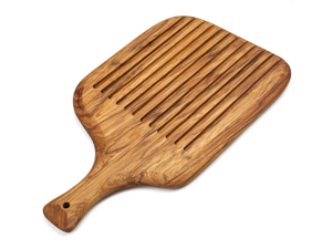 Cutting Boards - Premium Small, Medium & Large Wood, Bamboo Chopping Board Sets by Ergo Kitchen Accessories (Large Bread Cutting Board)