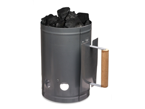 Charcoal Starter with Wooden Handle Fastest Easiest Charcoal Chimney Starter for BBQ Grills