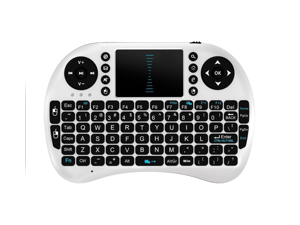 Remote Mini Wireless Keyboard, i8 plus 2.4GHz Portable 3 color backlight Wireless Keyboard with Touchpad Mouse, Best For Android Smart Tv Box HTPC IPTV PC Pad XBOX