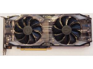 EVGA GeForce RTX 2080 Ti XC GAMING 11GB GDDR6 Dual HDB Fans RGB LED Metal Backplate 11G-P4-2382-KR Video Graphics Card => NO ACCESSORIES!
