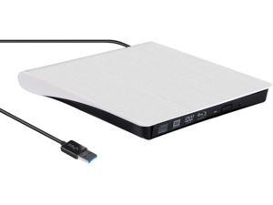 DATARAM External CD Drive, USB 3.0 Portable CD DVD +/-RW Drive Slim DVD/CD ROM Rewrite Burner Writer with High Speed Data Transfer for Laptop/Mac Book/Desktop/Ma Cos/Windows/8/7 (White) DATARAM External CD Drive, USB 3.0 Portable CD DVD +/-RW Drive Slim DVD/CD ROM Rewrite Burner Writer with High Speed Data Transfer for Laptop/Mac Book/Desktop/Ma Cos/Windows/8/7 (White)