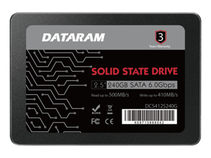 DATARAM 2.5" SSD Solid State Drive 240GB 6.0 Gbps SATAIII High Speed Read & Write (SSD-DCXGCC-240G) DATARAM 2.5" SSD Solid State Drive 240GB 6.0 Gbps SATAIII High Speed Read & Write (SSD-DCXGCC-240G)