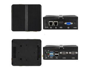 Fanless Mini PC Intel Celeron J1900 Quad-Core Dual LAN 2*COM Windows 10 Ubuntu Wifi Industrial Office PC HTPC Mini Computer Fanless Mini PC Intel Celeron J1900 Quad-Core Dual LAN 2*COM Windows 10 Ubuntu Wifi Industrial Office PC HTPC Mini Computer
