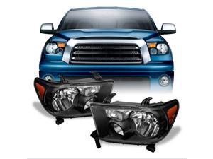 For Toyota Tundra OE Replacement Black Headlights Driver/Passenger Head Lamps For Toyota Tundra OE Replacement Black Headlights Driver/Passenger Head Lamps