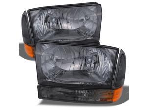 AKKON - For 1999-2004 Ford Excursion F250 F350 F450 F550 Superduty OE Replacement Smoke Headlights Driver/Passenger Lamps Pair AKKON - For 1999-2004 Ford Excursion F250 F350 F450 F550 Superduty OE Replacement Smoke Headlights Driver/Passenger Lamps Pair