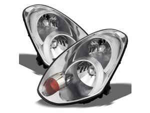 For Infiniti G35 4 Door Sedan Chrome Replacement Headlights Driver/ Passenger Head Lamps Pair New For Infiniti G35 4 Door Sedan Chrome Replacement Headlights Driver/ Passenger Head Lamps Pair New