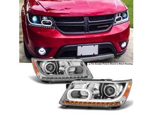 For 2009 2010 2011 2012 2013 2014 Dodge Journey Replacement Pair Light Tube Projector Chrome Headlights For 2009 2010 2011 2012 2013 2014 Dodge Journey Replacement Pair Light Tube Projector Chrome Headlights