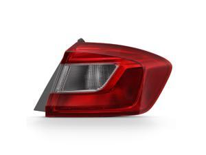 For 2016-17 Chevy Cruze Passenger Side Outer Tail Lights Assembly Chrome Housing Clear Lens For 2016-17 Chevy Cruze Passenger Side Outer Tail Lights Assembly Chrome Housing Clear Lens