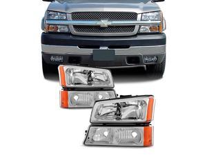 For Chevy Silverado Avalanche OE Replacement Headlights Driver/Passenger Head Lamps Pair New For Chevy Silverado Avalanche OE Replacement Headlights Driver/Passenger Head Lamps Pair New