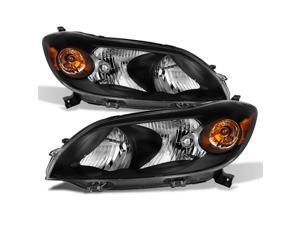 For 2009 2010 2011 2012 2013 Toyota Matrix Driver Left + Passenger Right Side Black Headlights Pair Set For 2009 2010 2011 2012 2013 Toyota Matrix Driver Left + Passenger Right Side Black Headlights Pair Set