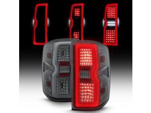 For 2014 2015 2016 2017 Chevy Silverado | GMC Sierra LED Light Bar Tail Lights Lamps - Smoke For 2014 2015 2016 2017 Chevy Silverado | GMC Sierra LED Light Bar Tail Lights Lamps - Smoke