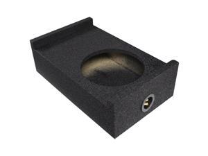 Q-Power QBSHALLOW12 Single 12" Universal Downfire/Behind Seat Shallow Sub Box