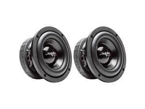 (2) Skar Audio EVL-65 D4 6.5" 400 Watt Max Power Dual 4 Ohm Car Subwoofers, Pair of 2