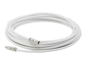 White Digital Audio Coaxial Cable Subwoofer Cable – (S/PDIF) RCA Cable, 30 Feet White Digital Audio Coaxial Cable Subwoofer Cable – (S/PDIF) RCA Cable, 30 Feet