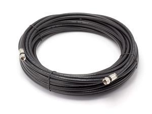 125' Feet Black | Solid Copper Center Conductor RG6 Coaxial Cable | Coax