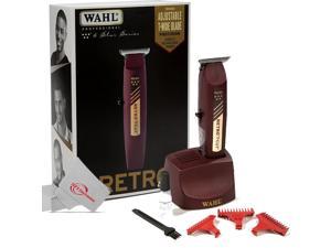 Wahl #8412 Professional 5 Star Cordless Retro T-Cut Trimmer with Adjustable T-Wide Precision Blade