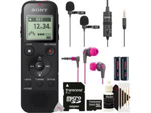 Sony ICD-PX470 Stereo Digital Voice Recorder w/ Built-in USB Voice Recorder + JLAB JBUDS2 Earbuds + BY-M1DM Kit Sony ICD-PX470 Stereo Digital Voice Recorder w/ Built-in USB Voice Recorder + JLAB JBUDS2 Earbuds + BY-M1DM Kit