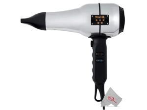 Wahl Professional 5-Star Series Ionic Retro-Chrome Design Barber Hair Dryer #05054 with 2 Concentrator Nozzles Wahl Professional 5-Star Series Ionic Retro-Chrome Design Barber Hair Dryer #05054 with 2 Concentrator Nozzles