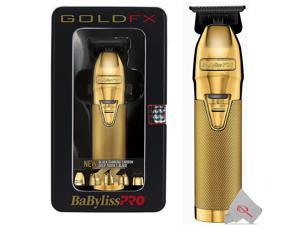 Babyliss Pro GoldFX Black Diamond Carbon (DLC) Deep Tooth Outlining T-Blade Trimmer FX787GDB
