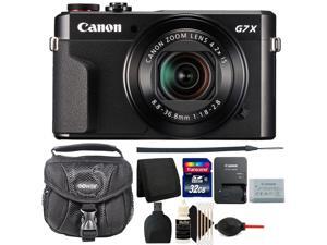 Canon G7X Mark II PowerShot 20.1MP Digital Camera Black with 32GB Accessory Kit Canon G7X Mark II PowerShot 20.1MP Digital Camera Black with 32GB Accessory Kit