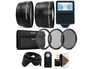 58mm Fisheye Telephoto & Wide Angle Lens + UV CPL ND + Accessory Kit for CANON 750D 760D 650D 600D 550D 500D 450D 400D