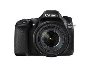 Canon EOS 80D Digital SLR Kit with EFS 18135mm f3556 Image Stabilization USM Lens Black