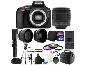 Nikon D3500 24.2MP Digital SLR Camera with 18-55mm and 500mm Lenses and Top Accessory Kit Nikon D3500 24.2MP Digital SLR Camera with 18-55mm and 500mm Lenses and Top Accessory Kit